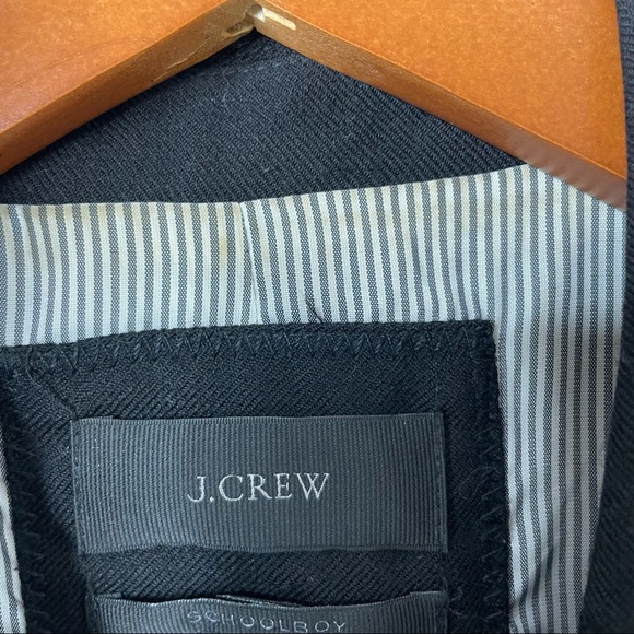 J. Crew Tall Schoolboy blazer in black size 4 - Picture 9 of 10